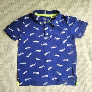 Mini Boden jersey polo shirt, GUC, size 3-4.